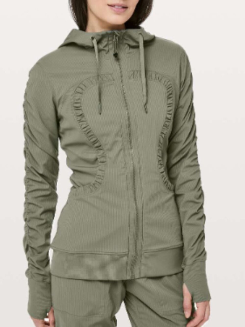 Lululemon Dance Studio Jacket Zip Up Hooded Hoodie III EUC Sz 4